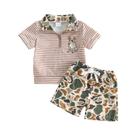 Conjunto de roupas Polinkety Toddler Baby Boy Hunting Outfit 0-6M