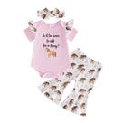 Conjunto de roupas PUHHAPIEY Western Newborn Baby Girl 0-3 meses