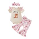 Conjunto de roupas PUHHAPIEY Western Newborn Baby Girl 12-18 meses
