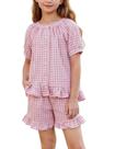 Conjunto de roupas Rousytn Girls Plaid de 2 peças, roupas de 13 a 14 anos Conjunto de roupas Rousytn Girls Plaid de 2 peças, roupas de 13 a 14 anos