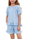 Conjunto de roupas Rousytn Girls Xadrez de 2 peças, roupas de 11 a 12 anos Conjunto de roupas Rousytn Girls Xadrez de 2 peças, roupas de 11 a 12 anos