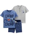 Conjunto de roupas Simple Joys by Carter's Baby Boy de 3 peças