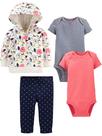 Conjunto de roupas Simple Joys by Carter's Baby Girls de 3 a 6 meses