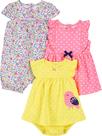 Conjunto de roupas Simple Joys by Carter's Baby Girls, pacote com 3 unidades, 18 m