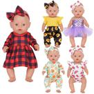 Conjunto de roupas Sweet Dolly Dolly Dolly para bonecas de 15 a 18 polegadas