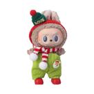 Conjunto De Roupas Temáticas De Natal Para Boneca Labubu De 15/17cm Com Tema De Cervo Vermelho,