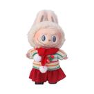 Conjunto De Roupas Temáticas De Natal Para Boneca Labubu De 15/17cm Com Tema De Cervo Vermelho,