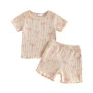 Conjunto de roupas TwoPumpkin Toddler Baby Girl Summer 2-4 anos Conjunto de roupas TwoPumpkin Toddler Baby Girl Summer 2-4 anos