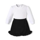 Conjunto de roupas YOUNGER TREE, saia de malha para meninas