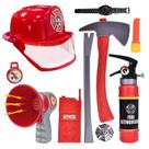 Conjunto de RPG Fireman Gear Firefighter Costume para crianças Conjunto de RPG Fireman Gear Firefighter Costume para crianças
