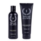Conjunto de sabonete e condicionador de barba ZEUS Green Tea 240 ml