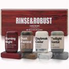 Conjunto de sabonetes, enxágue e esfoliante robusto 4 em 1, 4 unidades para homens Conjunto de sabonetes, enxágue e esfoliante robusto 4 em 1, 4 unidades para homens