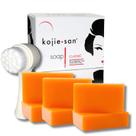 Conjunto de sabonetes Kojie San Skin Brightening com 6 barras de 65g e pincel Conjunto de sabonetes Kojie San Skin Brightening com 6 barras de 65g e pincel