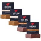 Conjunto de sabonetes para presentes Right Wing Naturals Handcrafted Organic Men