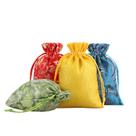 Conjunto de sacolas de presente, bolsas de cetim com cordão para joias, brocado vermelho Conjunto de sacolas de presente, bolsas de cetim com cordão para joias, brocado vermelho