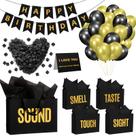Conjunto de sacolas de presente Soulchen 5 Senses para decorações de aniversário Conjunto de sacolas de presente Soulchen 5 Senses para decorações de aniversário