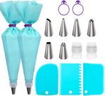 Conjunto de sacos de confeitar e pontas de silicone reutilizável Plateau ELK