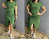 Conjunto de saia e cropd