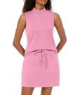 Conjunto de saias de duas peças, tênis, roupas esportivas, rosa choque, M, mulheres
