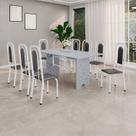 Conjunto de Sala de Jantar com 4 Cadeiras Lara