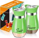 Conjunto de saleiros e pimenteiros Arrozon Glass 120mL com tampa