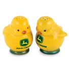 Conjunto de saleiros e pimenteiros John Deere Chicks Stoneware Conjunto de saleiros e pimenteiros John Deere Chicks Stoneware