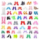 Conjunto de sapatos de boneca DoubleWood, 50 pares para boneca de 11,5 polegadas