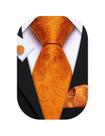 Conjunto de seda Necktie Barry.Wang modelo 162 cm de comprimento e 7 cm de largura