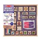 Conjunto de selos Melissa e Doug Stamp-a-Scene Fairy Garden