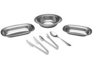 Conjunto de Servir Brinox Inox 6 Peças
