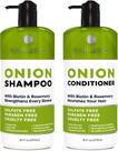 Conjunto de shampoo e condicionador Bellisso Onion com biotina de alecrim