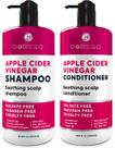 Conjunto de shampoo e condicionador BELLISSO Vinagre de maçã Conjunto de shampoo e condicionador BELLISSO Vinagre de maçã