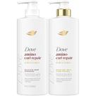 Conjunto de shampoo e condicionador Dove Amino Curl Repair 500mL