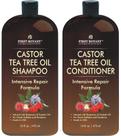 Conjunto de shampoo e condicionador First Botany Castor Tea Tree 500mL