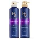 Conjunto de shampoo e condicionador Hair Biology Biotin Purple 400mL