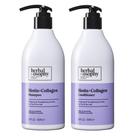 Conjunto de shampoo e condicionador Herbalosophy Biotina e Colágeno
