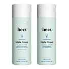 Conjunto de shampoo e condicionador HERS Triple Threat 190 ml, pacote com 2