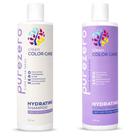 Conjunto de shampoo e condicionador hidratante Purezero Clean Color Care tonificante, equilíbrio para cabelos tingidos Hidrate cabelos secos Zero sulfatos e parabenos