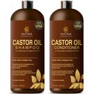 Conjunto de shampoo e condicionador INFINA ESSENTIALS Óleo de rícino