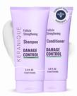Conjunto de shampoo e condicionador Keranique Damage Control Hair