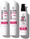 Conjunto de shampoo e condicionador Love Ur Self LUS 3 Step System