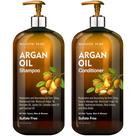 Conjunto de shampoo e condicionador Majestic Pure Argan Oil 480ml Conjunto de shampoo e condicionador Majestic Pure Argan Oil 480ml