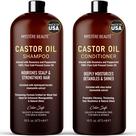Conjunto de shampoo e condicionador MYSTÉRE BEAUTÉ Óleo de rícino 500mL