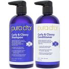 Conjunto de shampoo e condicionador PURA D'OR Curly & Classy