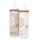 Conjunto de shampoo e condicionador Purezero Coconut Milk 600mL