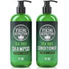 Conjunto de shampoo e condicionador Viking Revolution Tea Tree 500mL Conjunto de shampoo e condicionador Viking Revolution Tea Tree 500mL