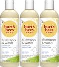 Conjunto de shampoo e sabonete Burt's Bees Baby, sem fragrância, 360 ml Conjunto de shampoo e sabonete Burt's Bees Baby, sem fragrância, 360 ml