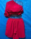 Conjunto de short e cropped
