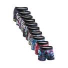 Conjunto De Shorts Boxer Masculinos Com Estampa De Grafite, 10 Peças, Roupa Íntima Esportiva