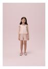 Conjunto de Shorts com Blusa de Tule Rosa Petit Cherie